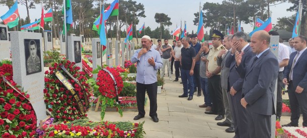 Nərimanovda şəhid Kamran Hüseynovun doğum günü qeyd olundu - FOTOLAR